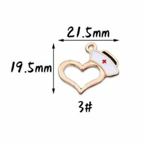 Wholesale 10pcs Doctor Nurse Thermometer Alloy Oil Drop Pendant Diy Pendant