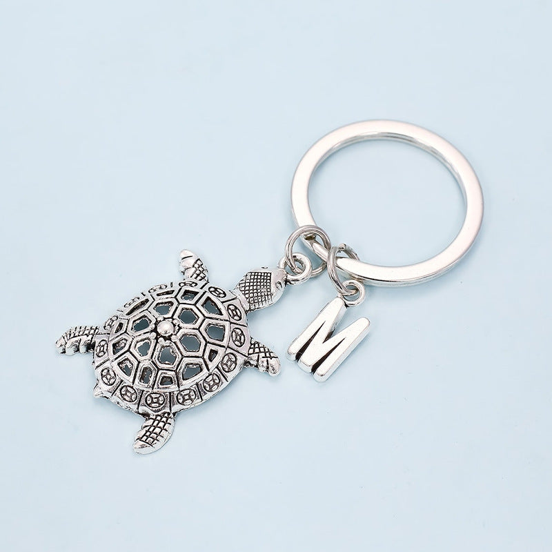 Wholesale 50PCS Creative and Exquisite Turtle Metal Keychain