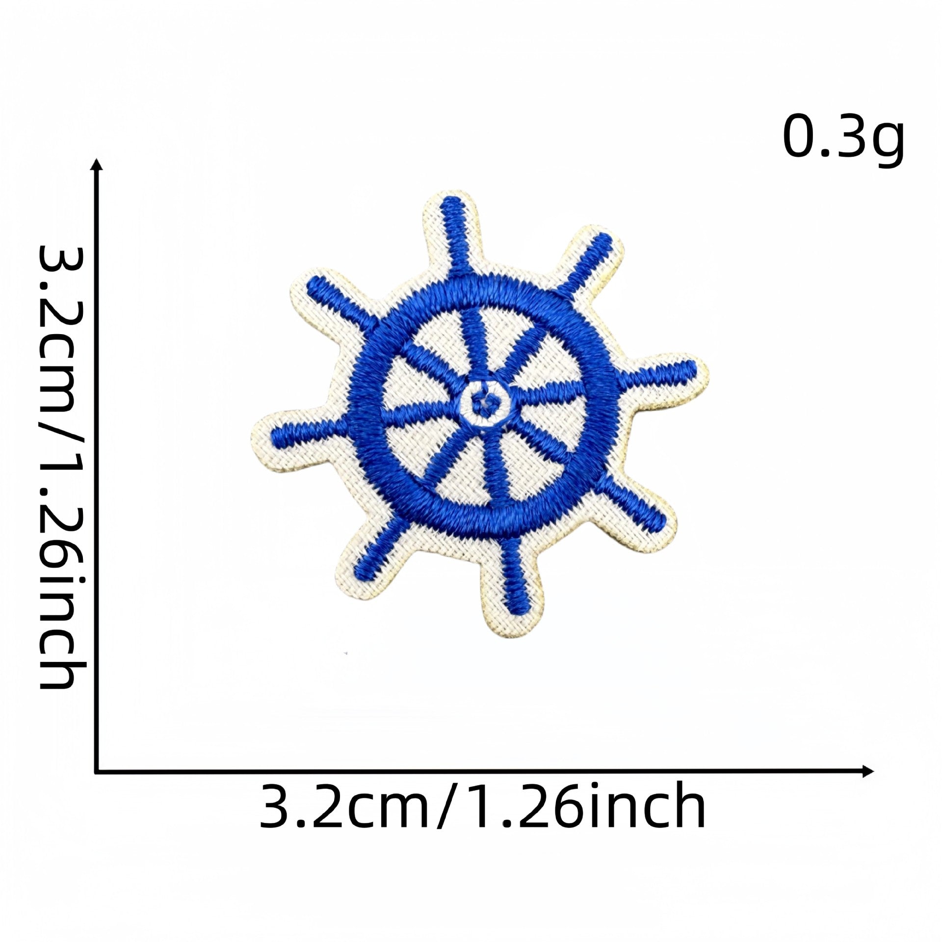Wholesale Modern Cartoon Ocean Life Embroidered Patch Iron On Applique For Shoes Hats Fashion DIY Accessory