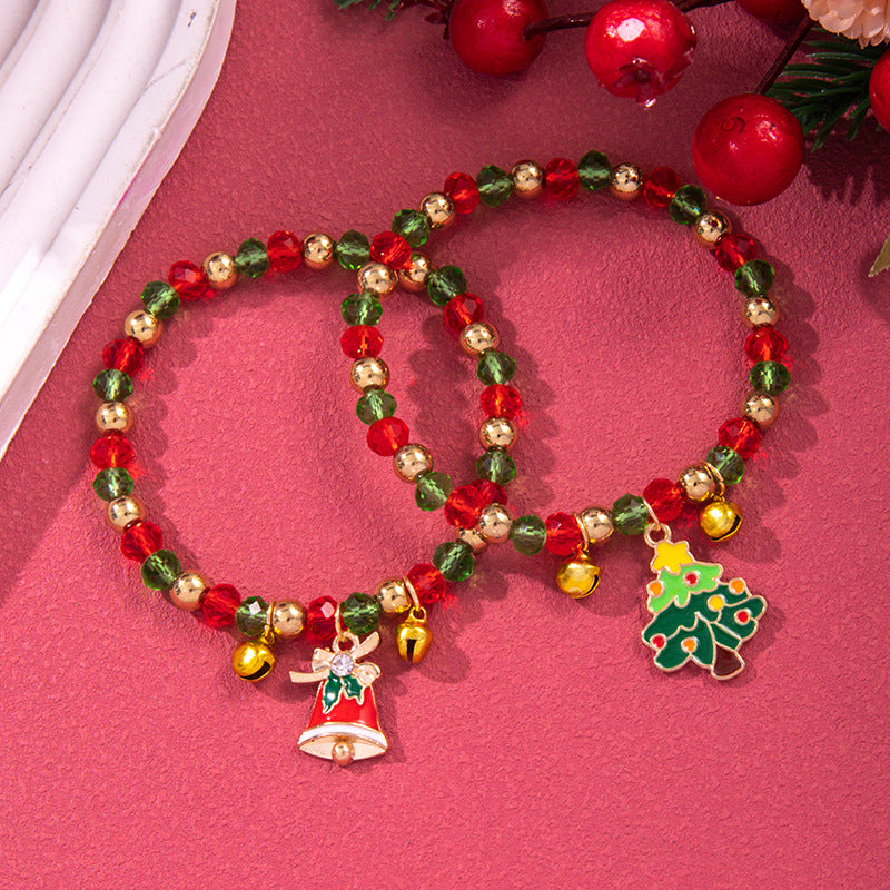 Wholesale Christmas bell  bracelets