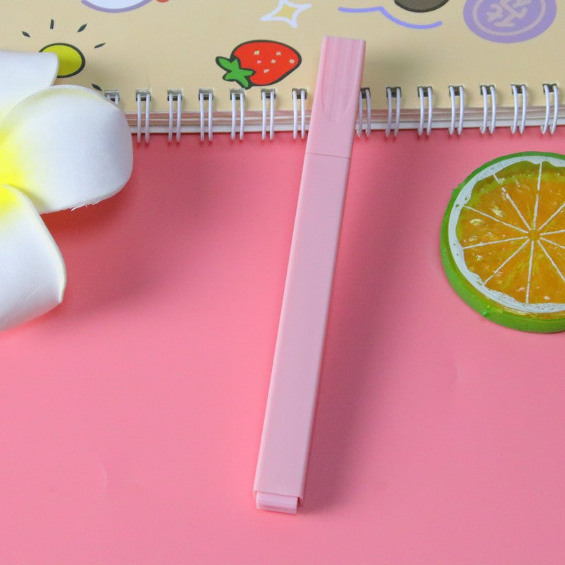 Wholesale Color Pole Fluorescent Plastic Ledger Stroke Key Marker Pen