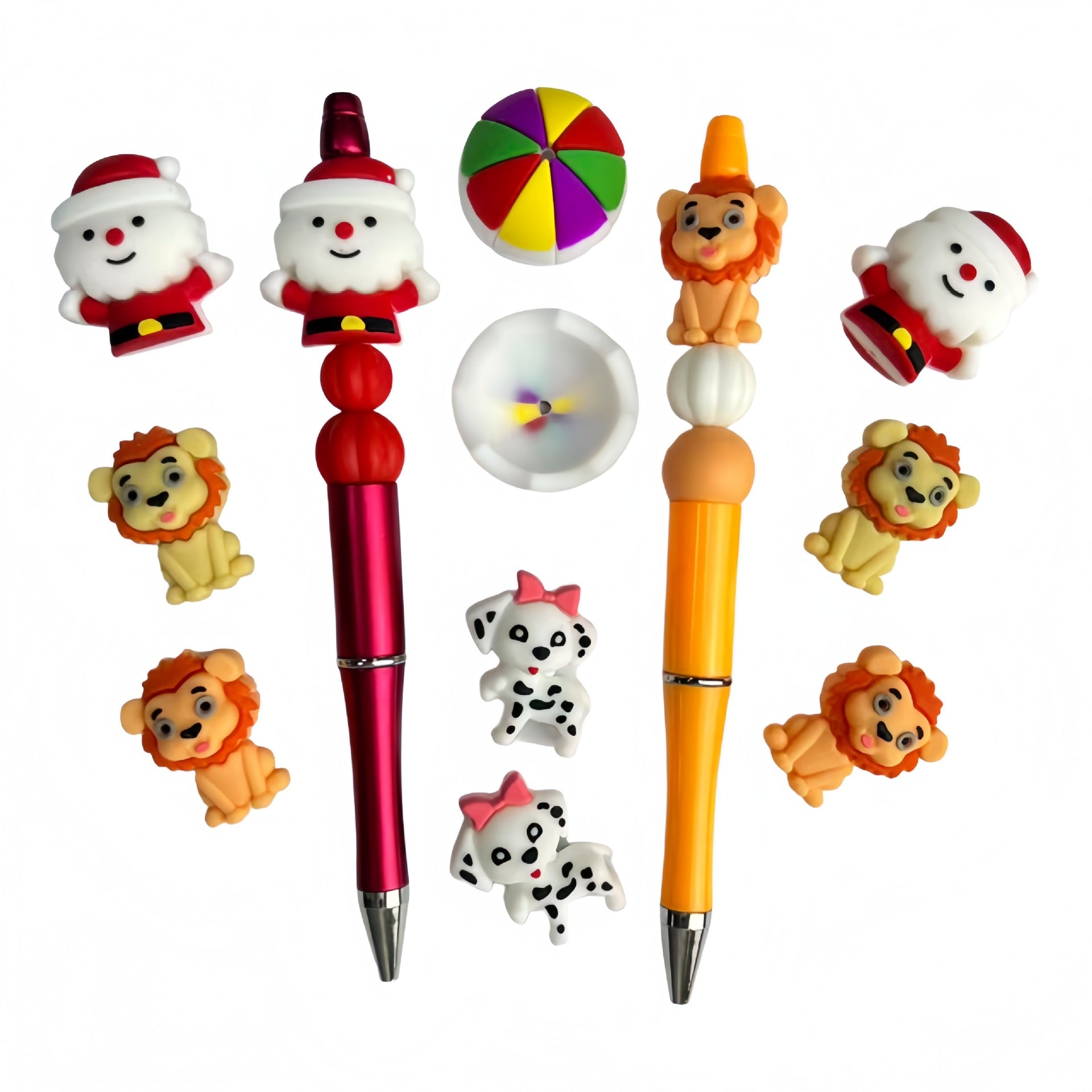 Wholesale 10pcs Cute cartoon animals 3D Focal Beads