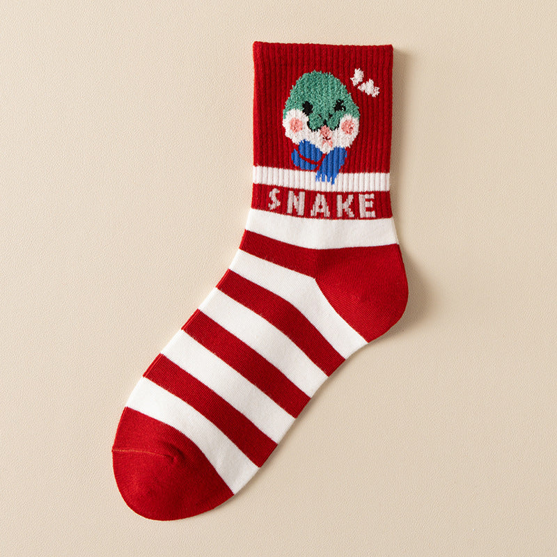 Wholesale Wholesale red socks cotton socks