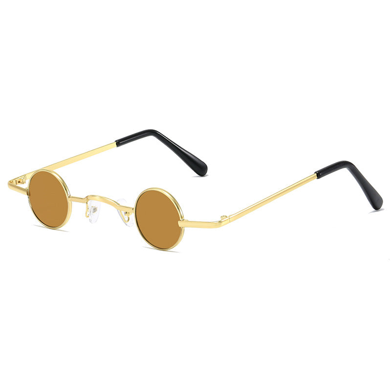 Wholesale Vintage Super Small Metal Frame Sunglasses
