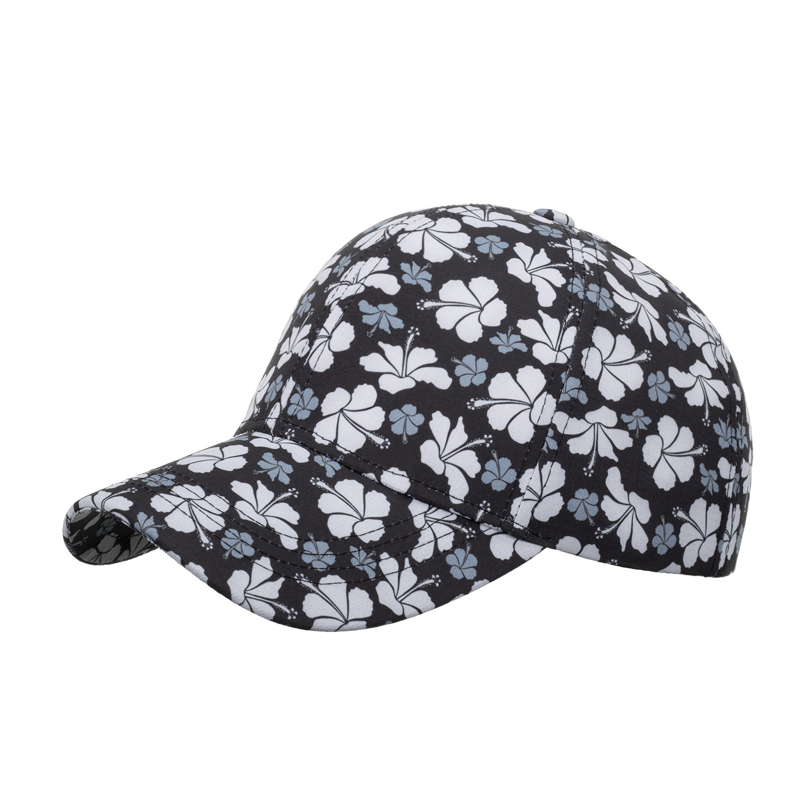 Gorra de béisbol de flores de poliéster al por mayor