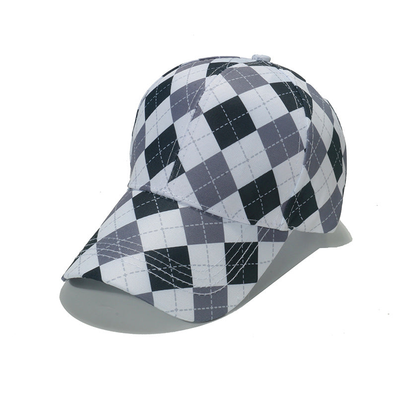 Wholesale Polyester Checkerboard Baseball Cap