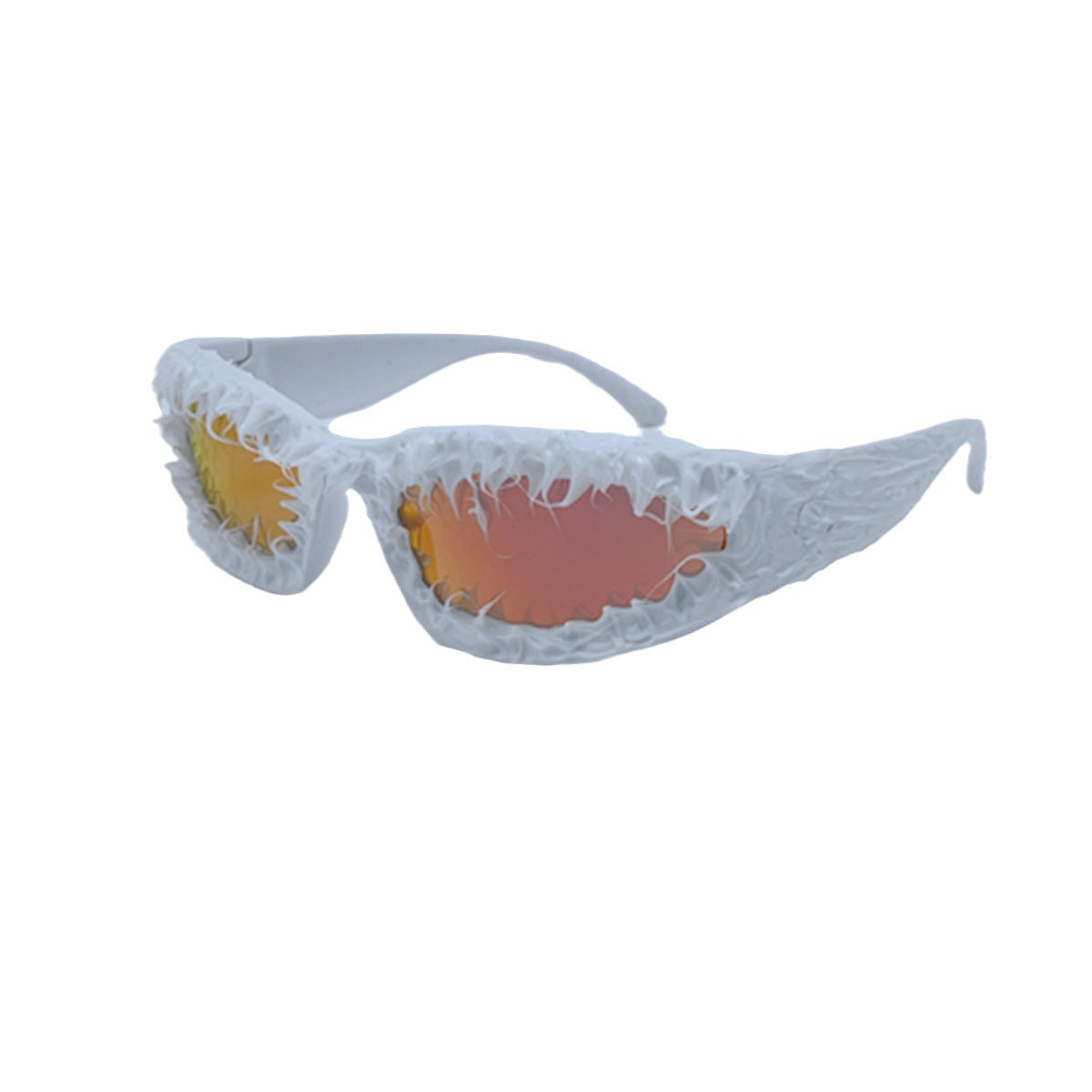 Wholesale Punk Cat Eye Sports Drip Gel Eye Protection Sunglasses