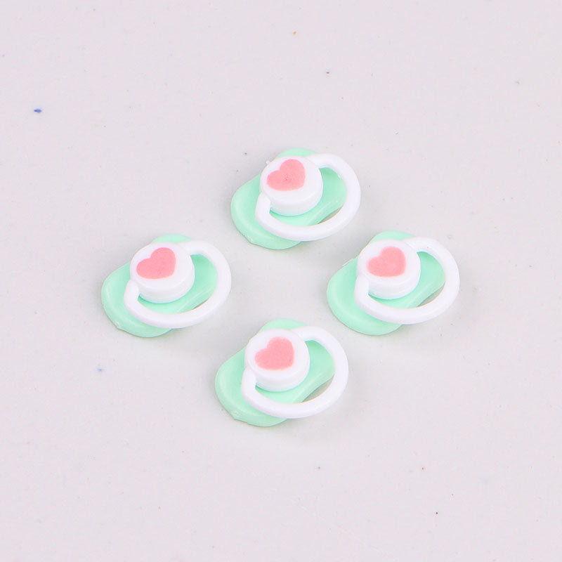 Wholesale Handmade DIY plush twisted stick accessories material doll black eyes nose Christmas hat scarf Accessories