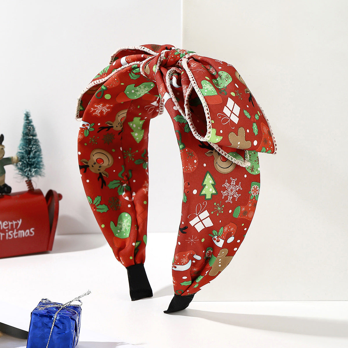 Wholesale fabric knotted plaid solid color bow knotted headband