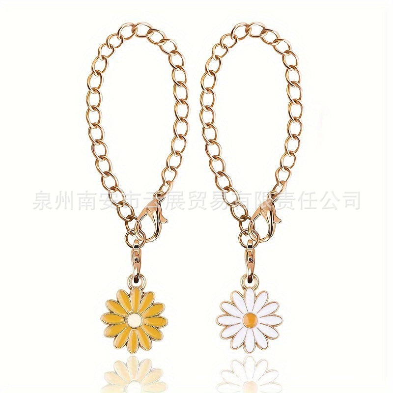 Wholesale Small Daisy Flower Chain Small Fresh Water Cup Accessories