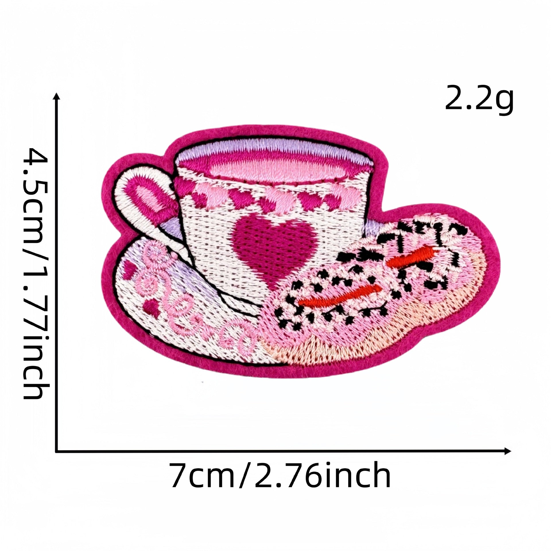 Wholesale Valentine' s Day Pink Love Cartoon Embroidery DIY Patches