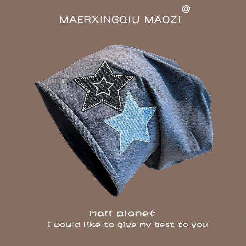 Wholesale American Style Pure Cotton Embroidered Star Pile Hat