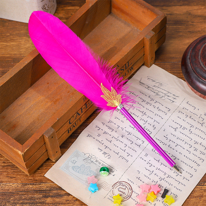 Wholesale Multicolor Feather Pens