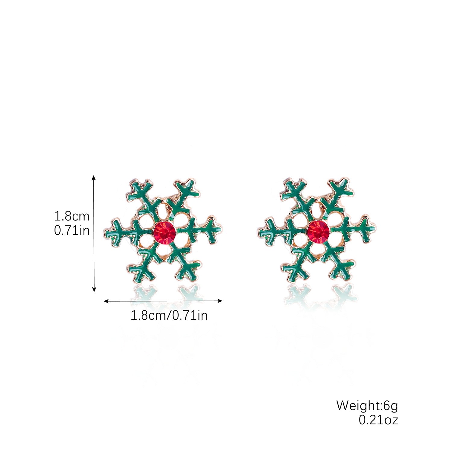 Wholesale Christmas Tree Snowflake Bell Earrings Earrings Set