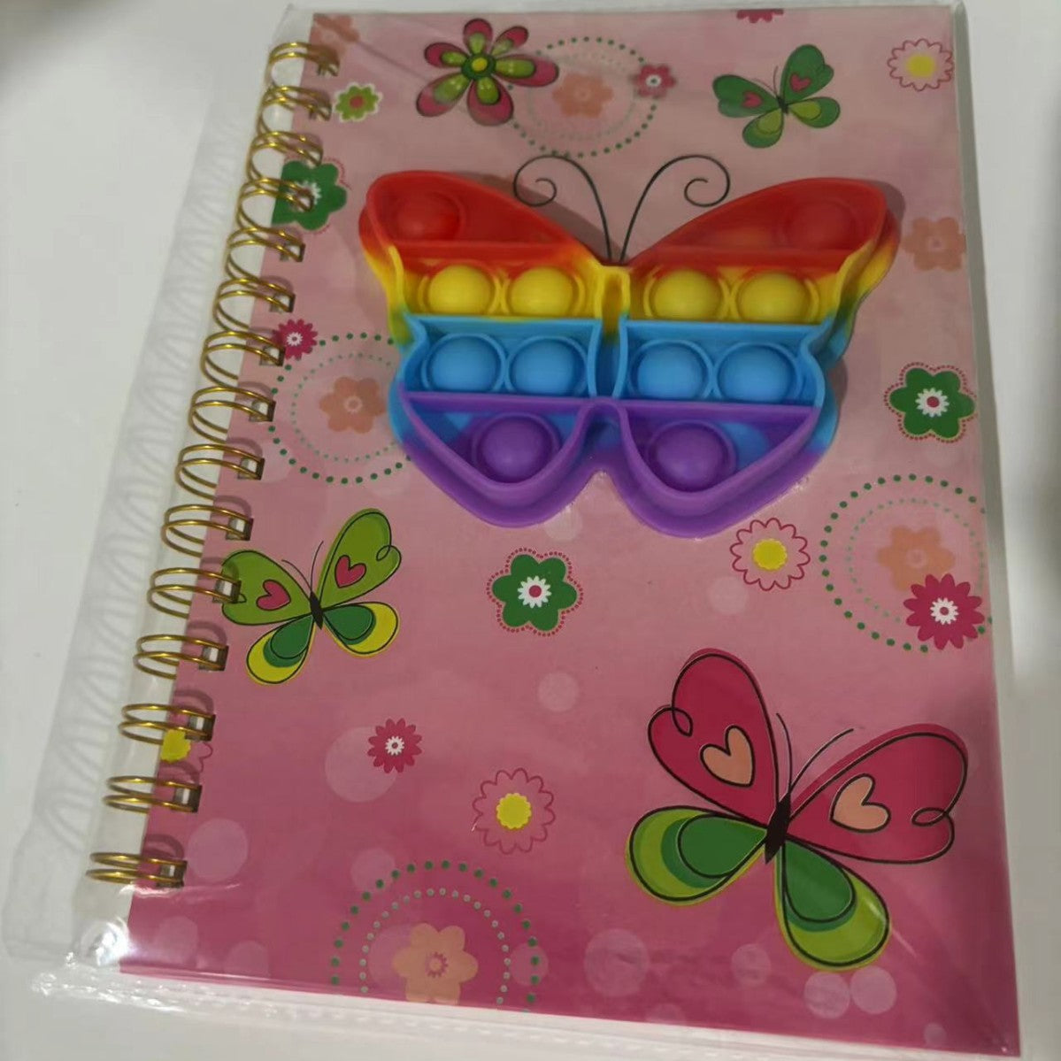 Wholesale Bubble pop Coil Book Decompression Silicone Book