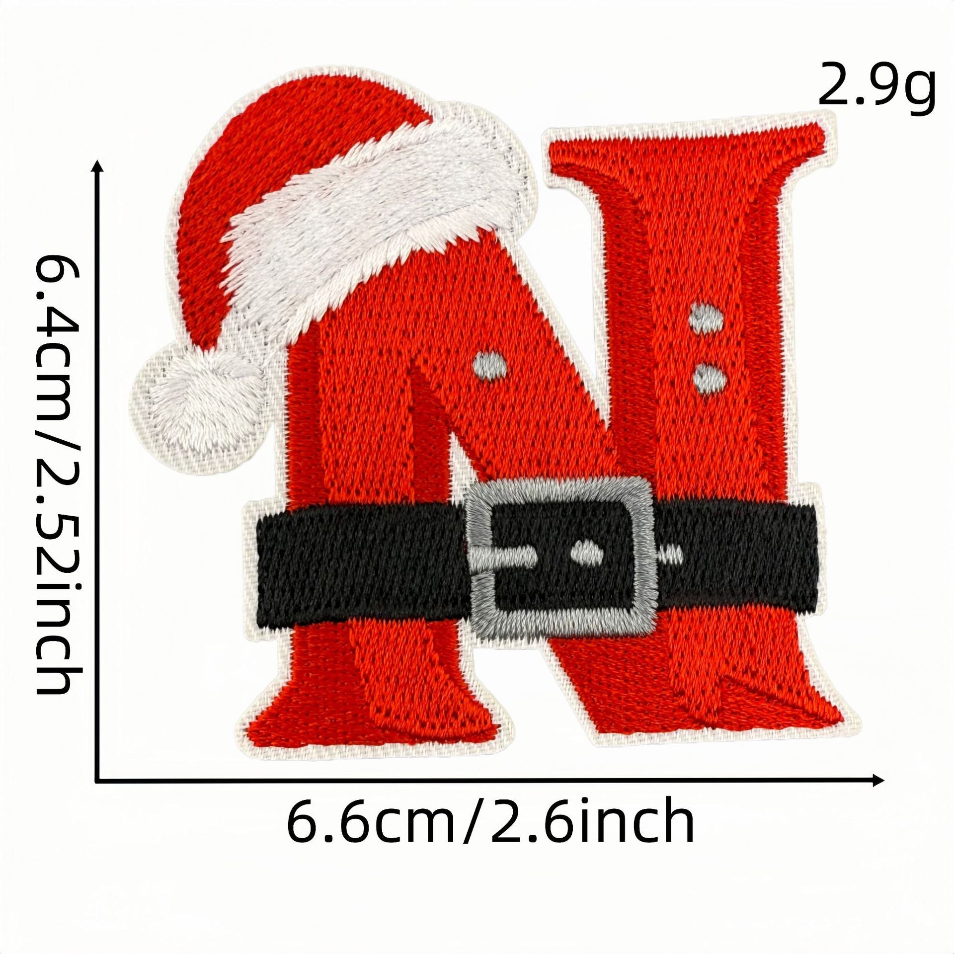 Wholesale The 26 letters of the alphabet for Christmas DIY Patches