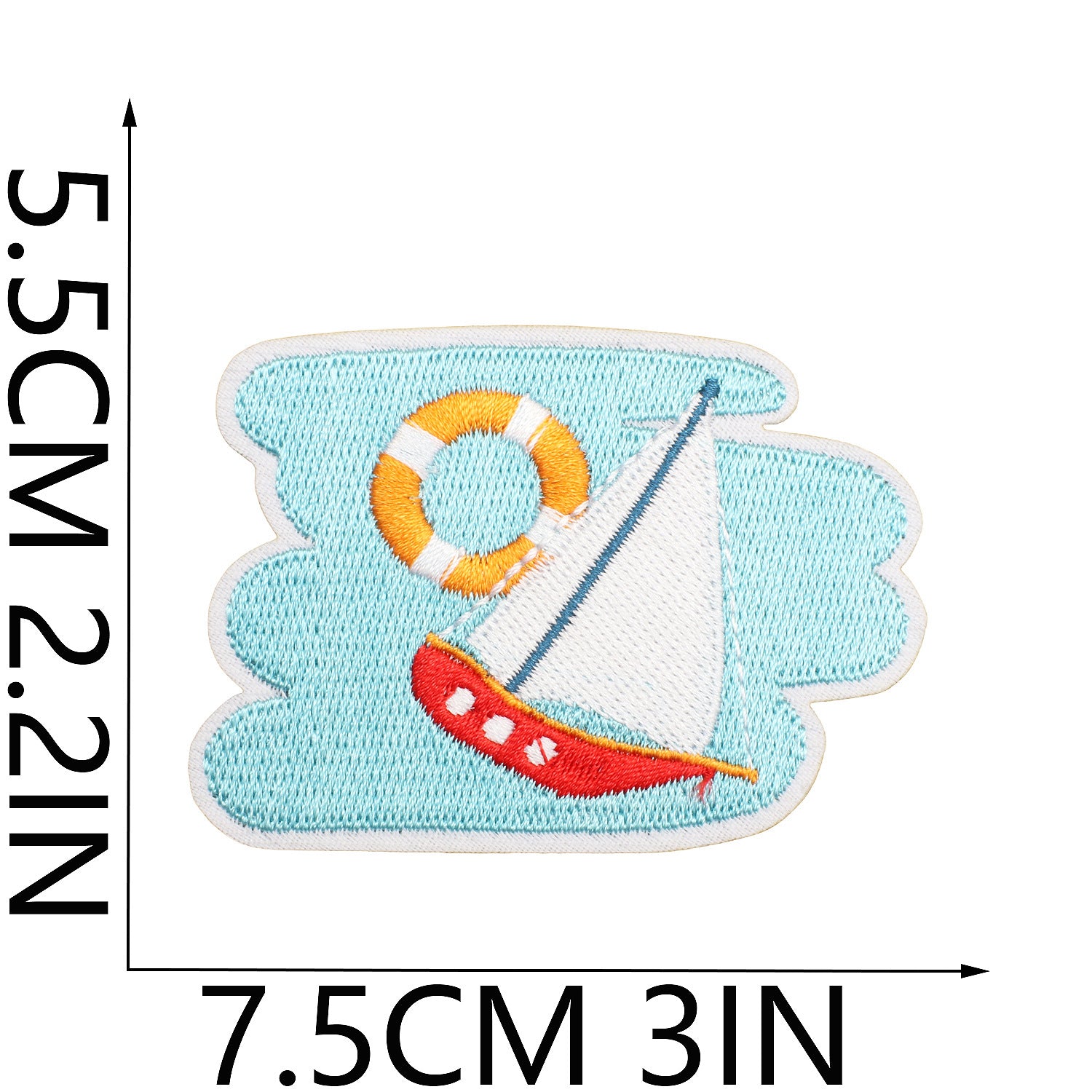 Wholesale Trendy Summer Beach Embroidered Patches For Clothing Vacation Decorative DIY Accessory For Resale