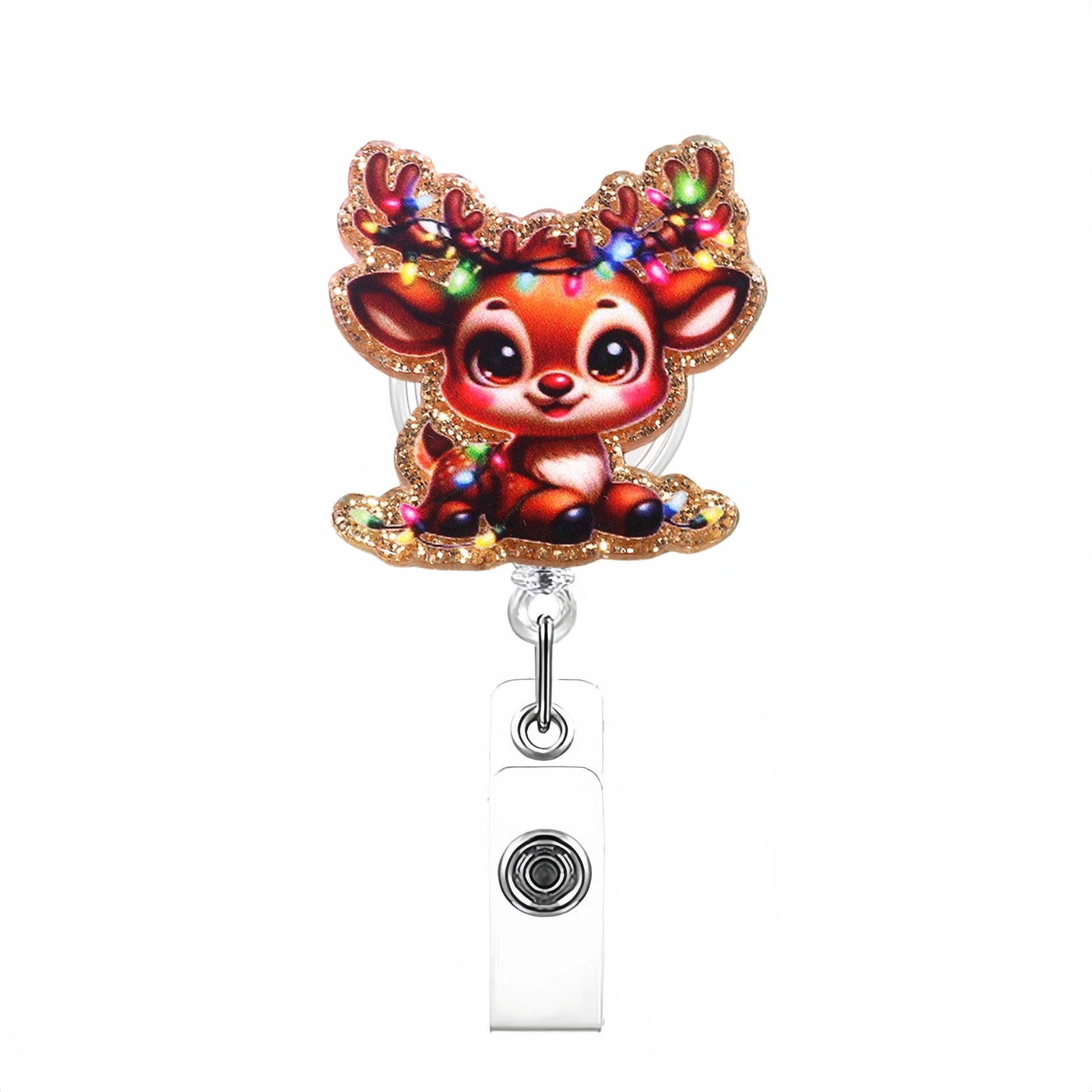 Wholesale Funny Christmas Tree Badge Reels