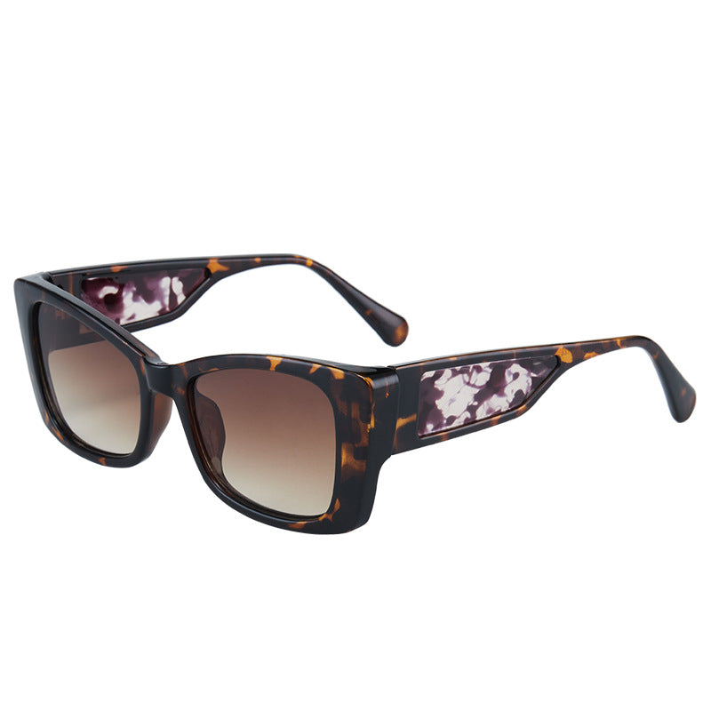 Wholesale Leopard Print Men and Women's Same UV Resistant PC Sunglasses