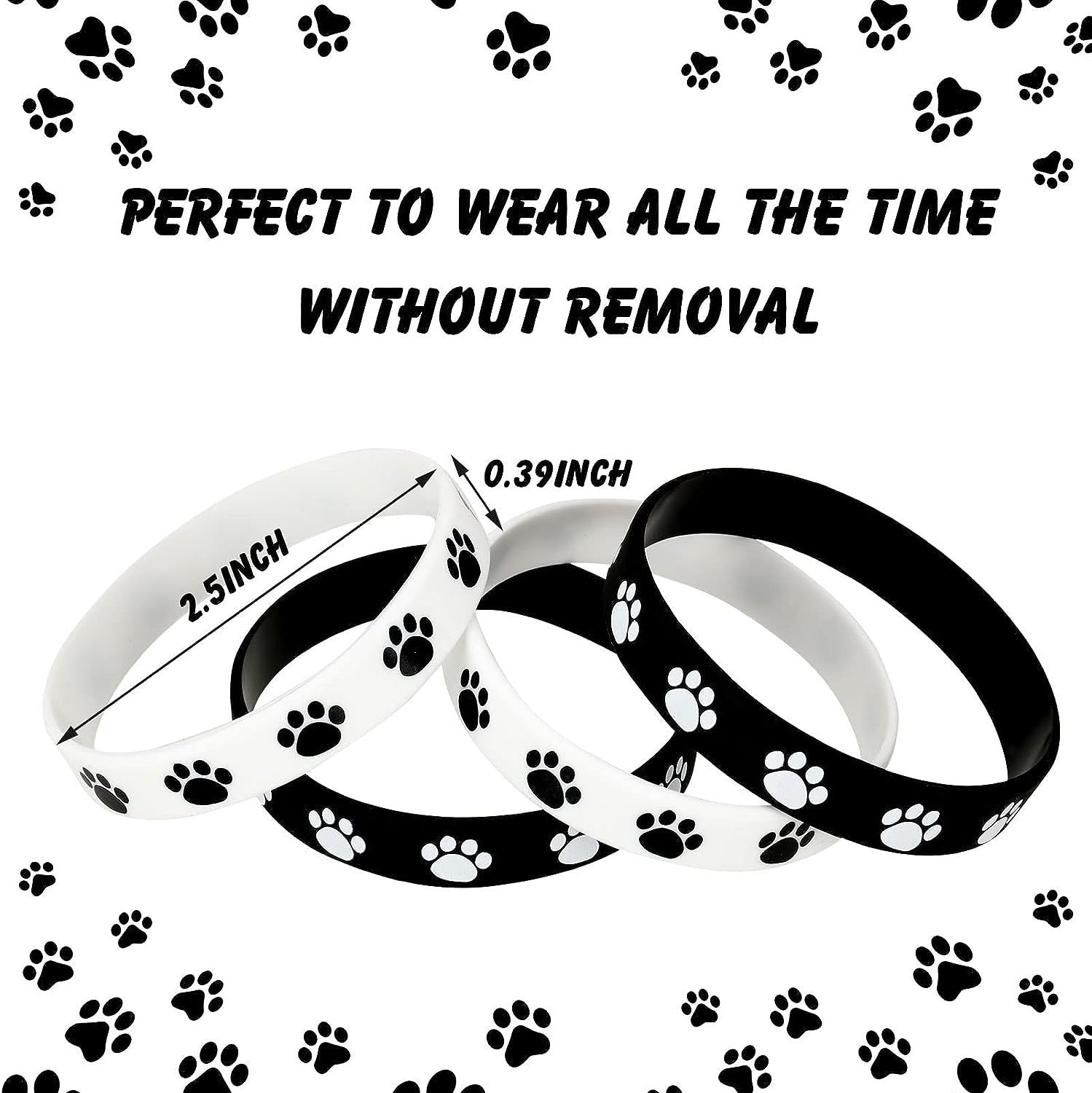 Wholesale 1000PCS Animal Caring Holiday Theme Party Event Silicone Bracelet