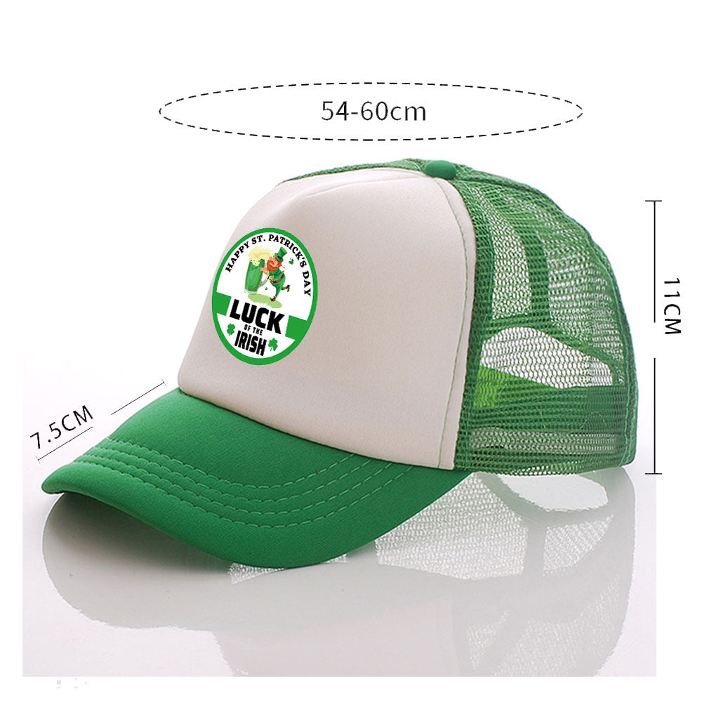 Wholesale Polyester St. Patrick's Day Shamrock Baseball Cap