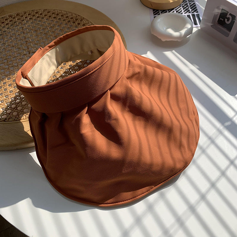 Protección al por mayor de fibra de poliéster UV Summer vacío sombrero de copa vacío