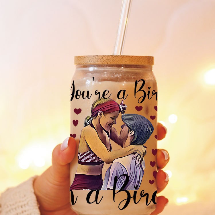 Wholesale Pink Bow Love Valentine's Day 16oz Cup UV DTF Wraps