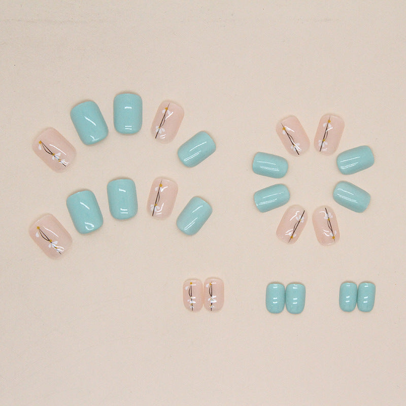 Wholesale Plastic Light Blue Flower Wearing Armor