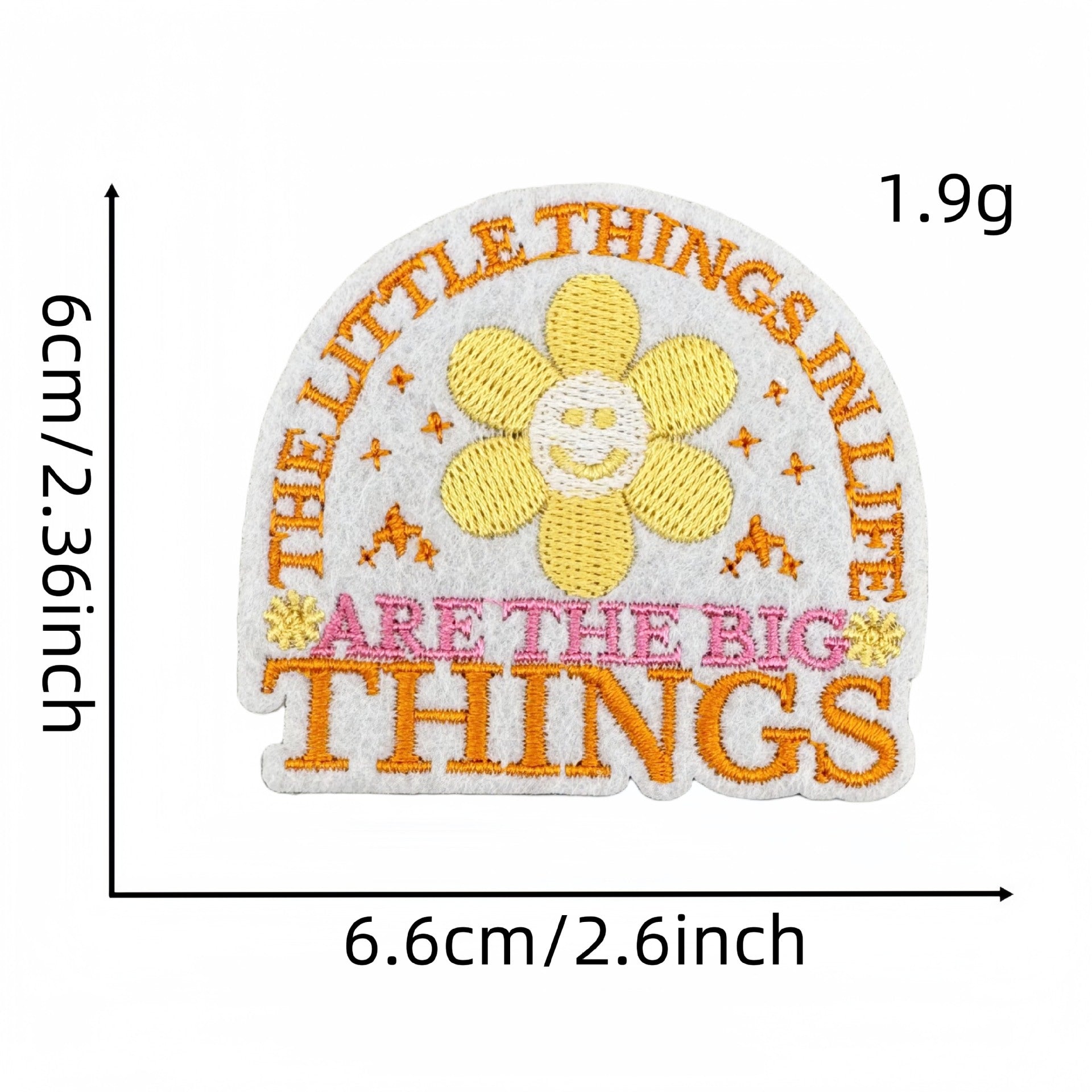 Wholesale Colorful English Letter Embroidered Iron On Patch Stylish Backpack Travel Decoration Gift