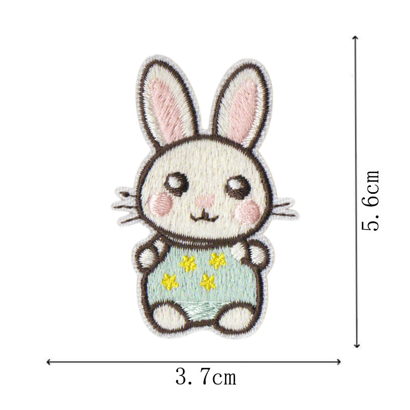 Wholesale Cartoon Cute Rabbit Embroidery DIY Patches