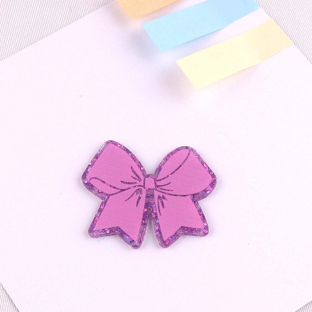 Wholesale 10pcs/pack Pretty Bows Acrylics for Badge Reel