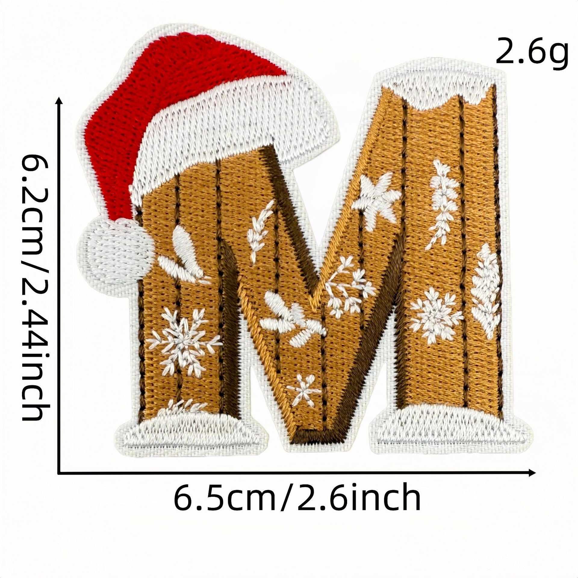 Wholesale The 26 letters of the alphabet for Christmas DIY Patches