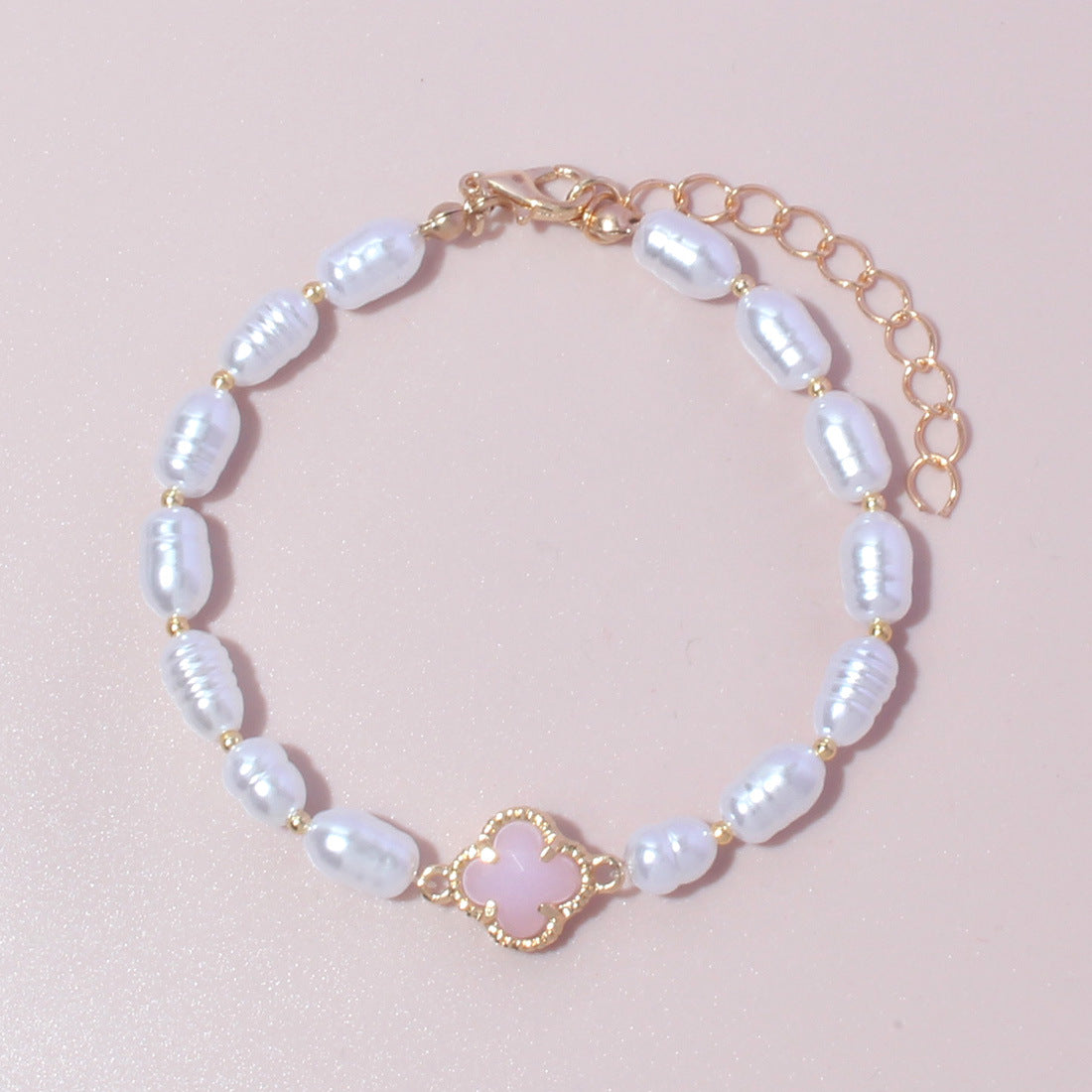 Wholesale personalized vintage fashion pearl street clap bracelet
