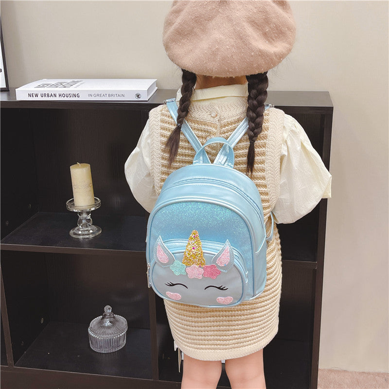 Wholesale PU Kids Unicorn Backpack