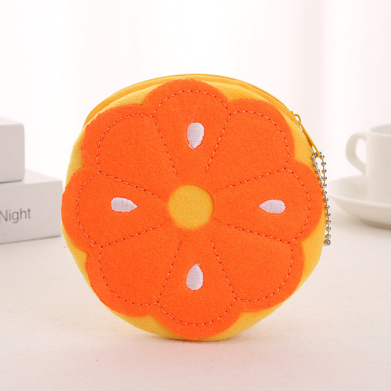 Wholesale Polyester Fruit Series Coin Purse