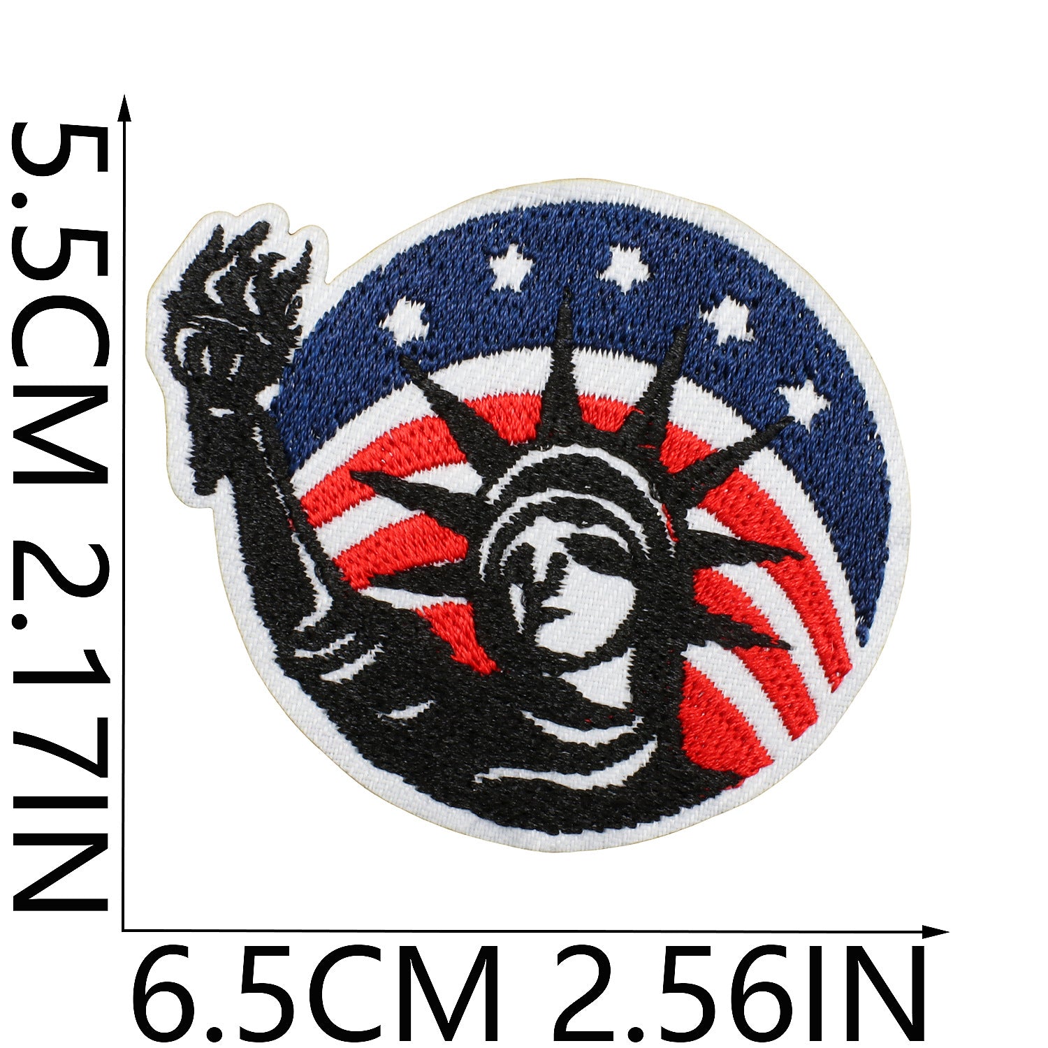 Wholesale Statue of Liberty Independence Flag Embroidery DIY Patches