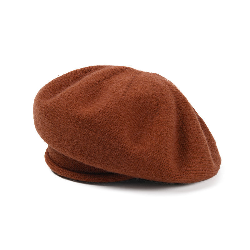 Wholesale Mixed Wool Knitted Beret