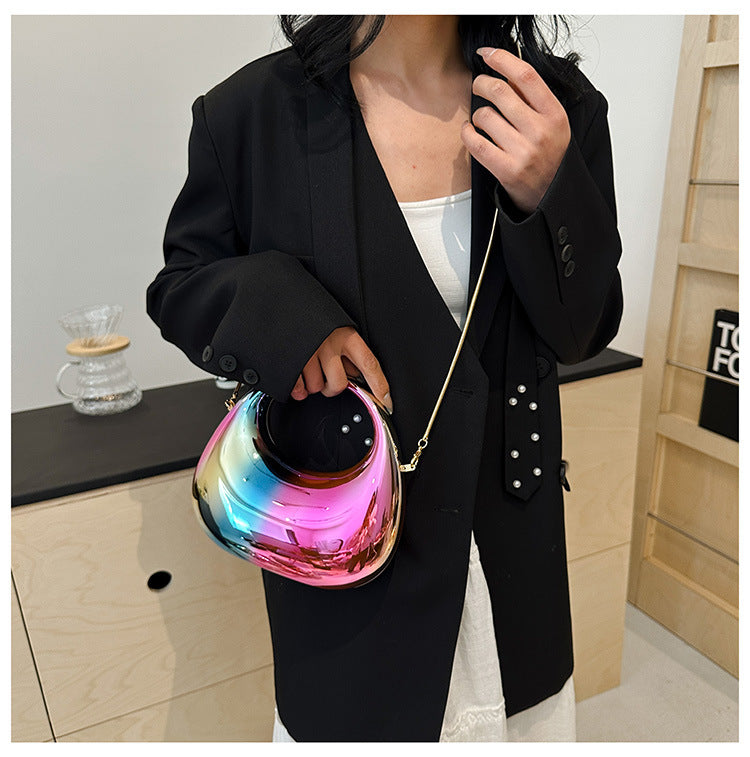 Wholesale Evening Bag Candy Color Chain Tote Bag