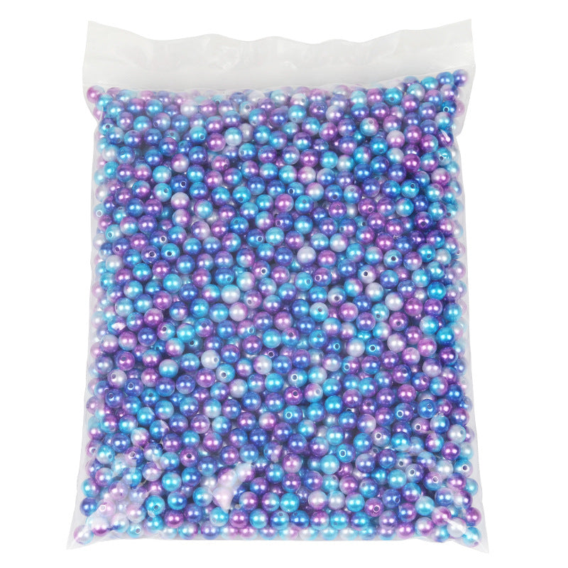 Wholesale 10mm Dual Color Gradient Beads ABS Imitation Pearl DIY Bead Accessories