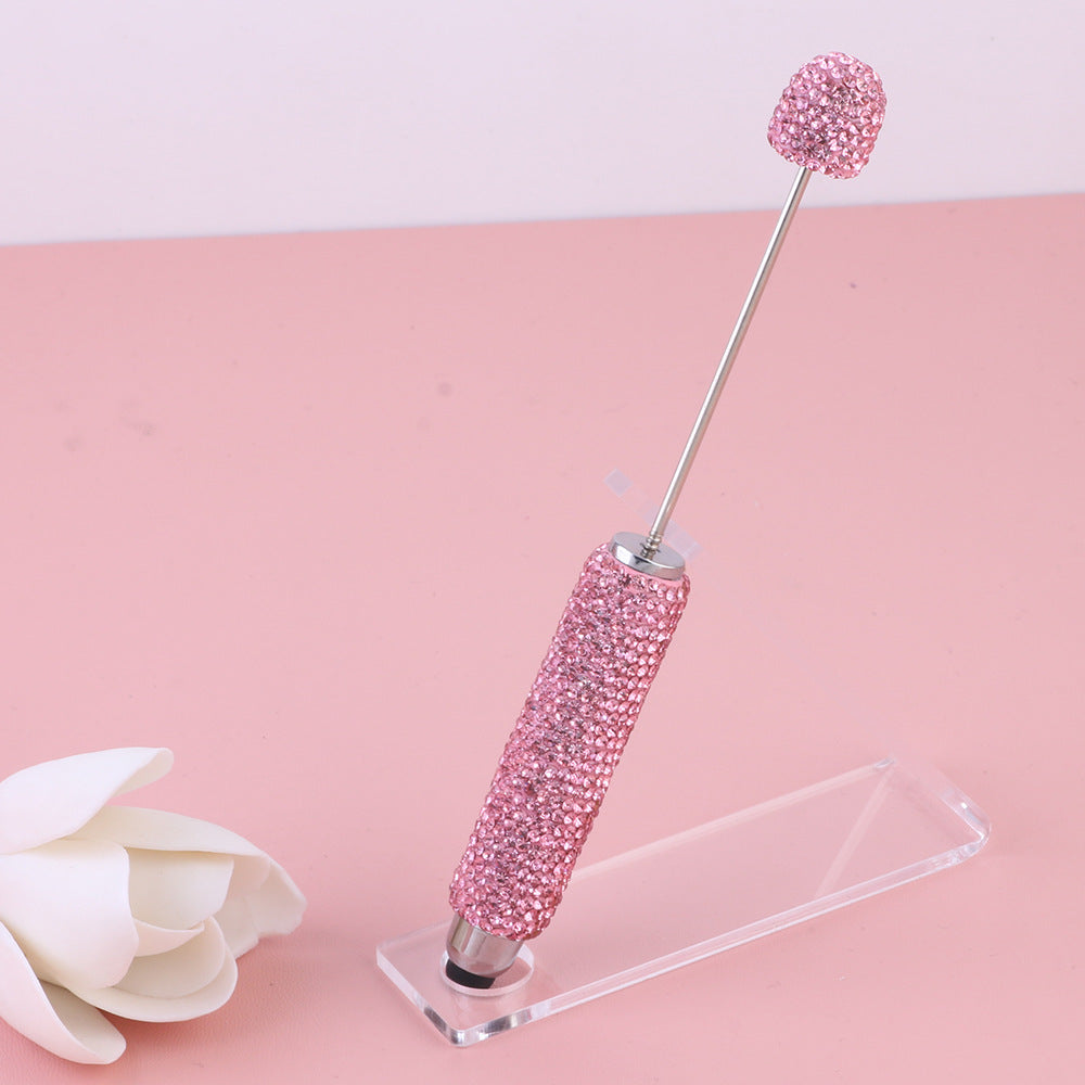 Wholesale  Live Hot Selling Color Touch Screen Pen Drill Pen Ceramic Mud Full Diamond Beaded Pen DIY Beaded Ballpoint Pen Heavy Industry Pen