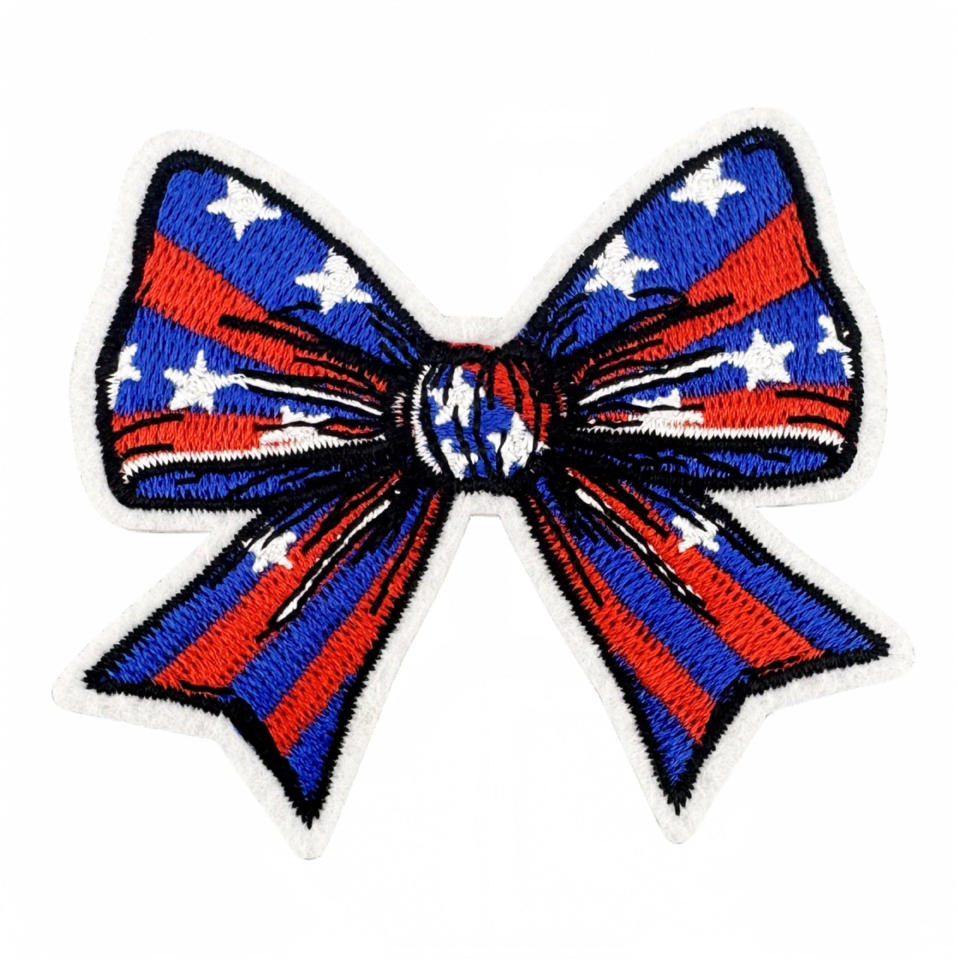 Wholesale Colorful Flag Independence Day Bow DIY patches