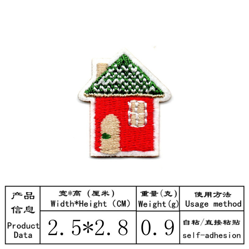 Wholesale Flowers  trees houses  embroidery DIY Patches