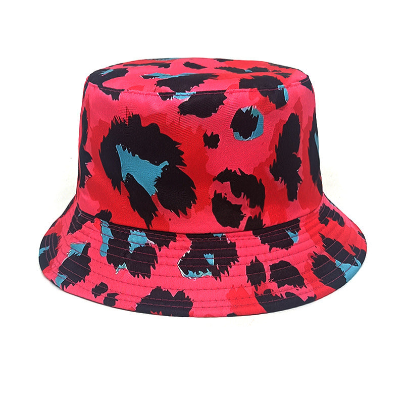 Wholesale Leopard Print Polyester Bucket Hat