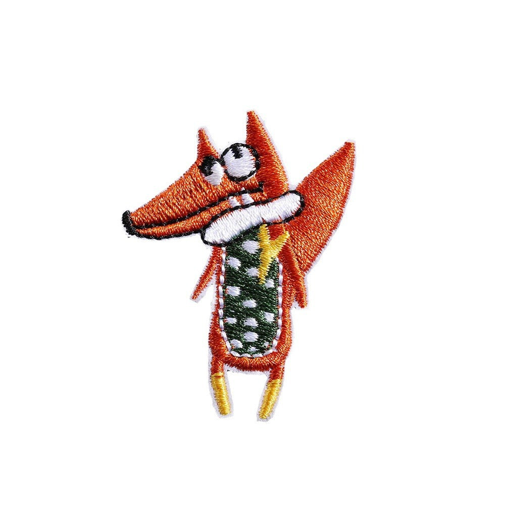 Wholesale Cute Little Fox Animal Embroidery Patch