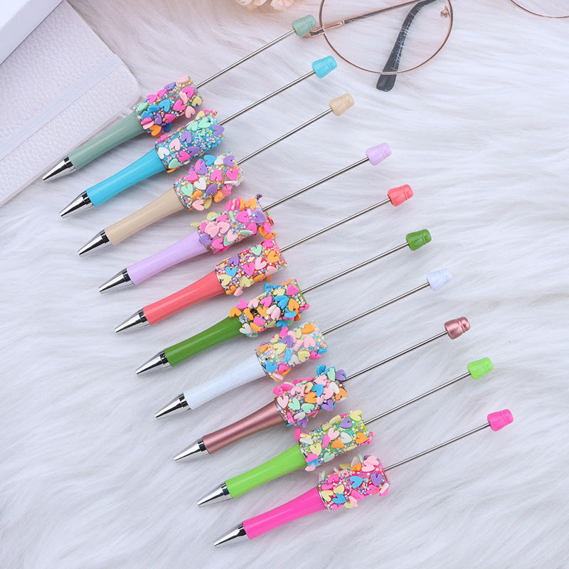 Wholesale Diy Love Sequins Diamond Cute Candy Color Cute Puzzle Bead Pen