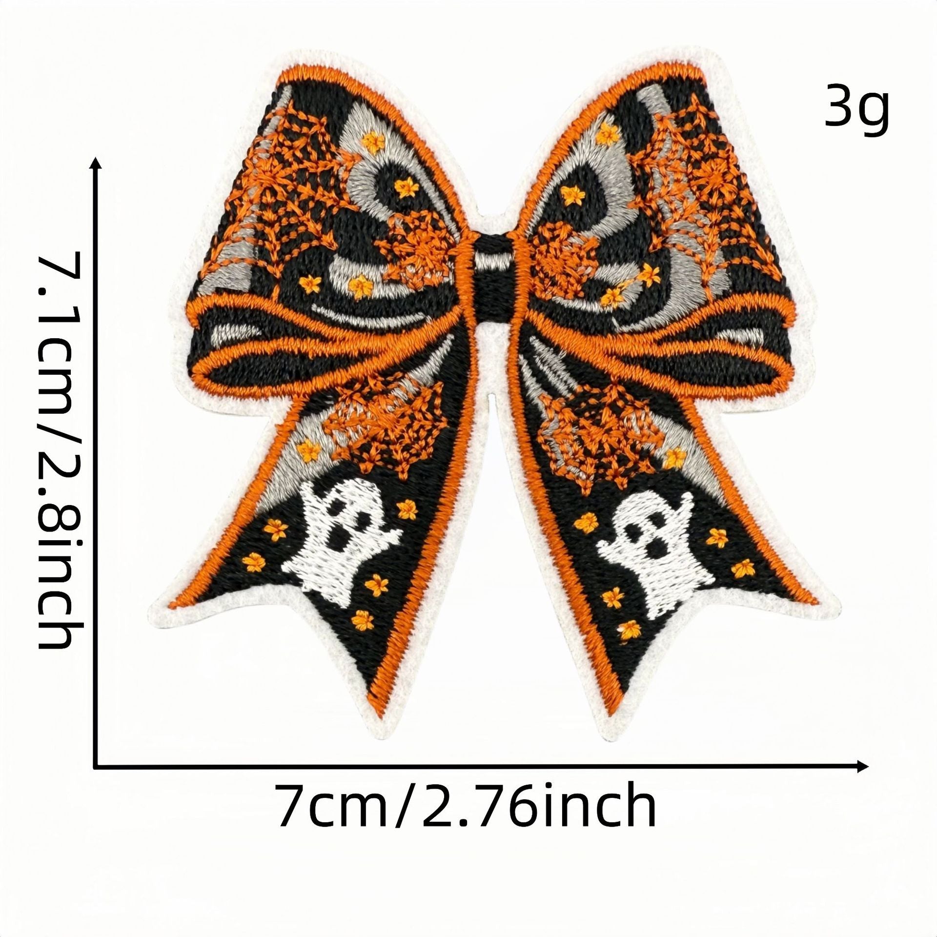 Wholesale Polyester Embroidered Bow Patch  Cartoon Design Iron On Decorative Badge For Clothing And Everyday Use