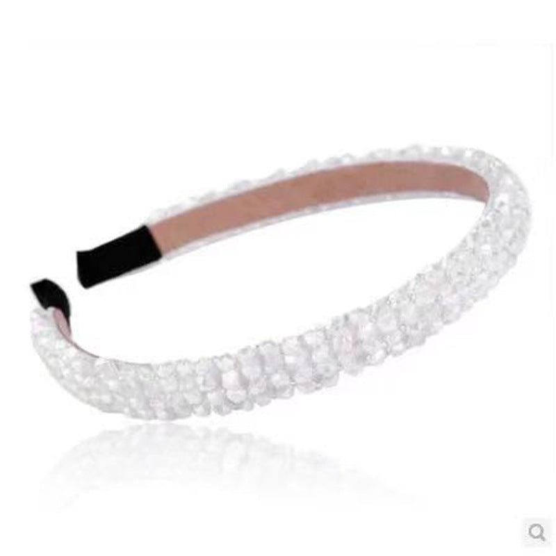 Wholesale Crystal Beaded Wide Brimmed Headband