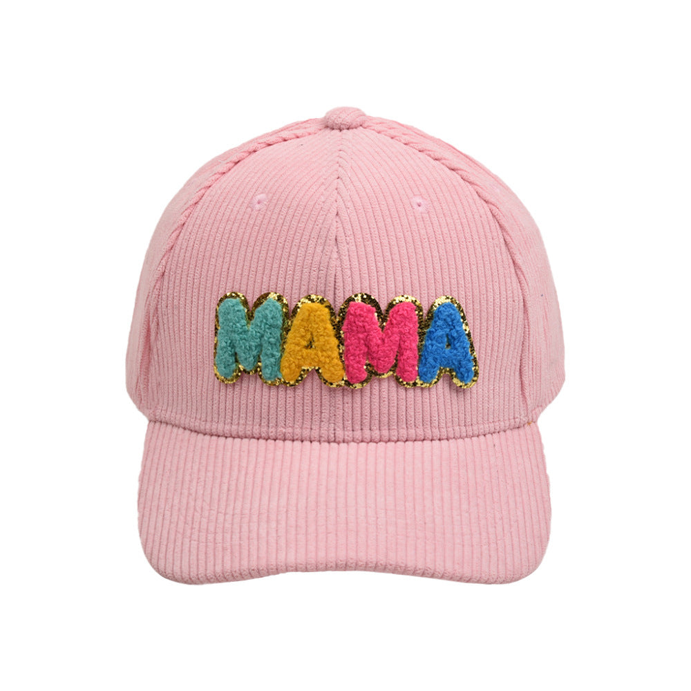 Capilla de béisbol de letras de poliéster de poliéster al por mayor