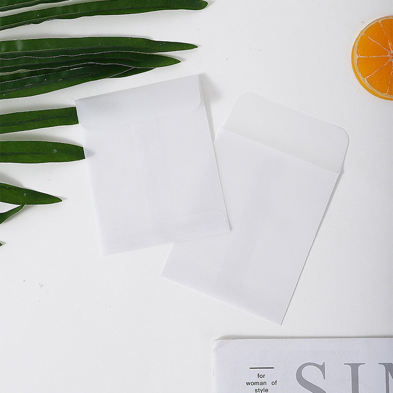 Wholesale Transparent Sulfuric Acid Paper Letter Manicure Card Packaging Storage