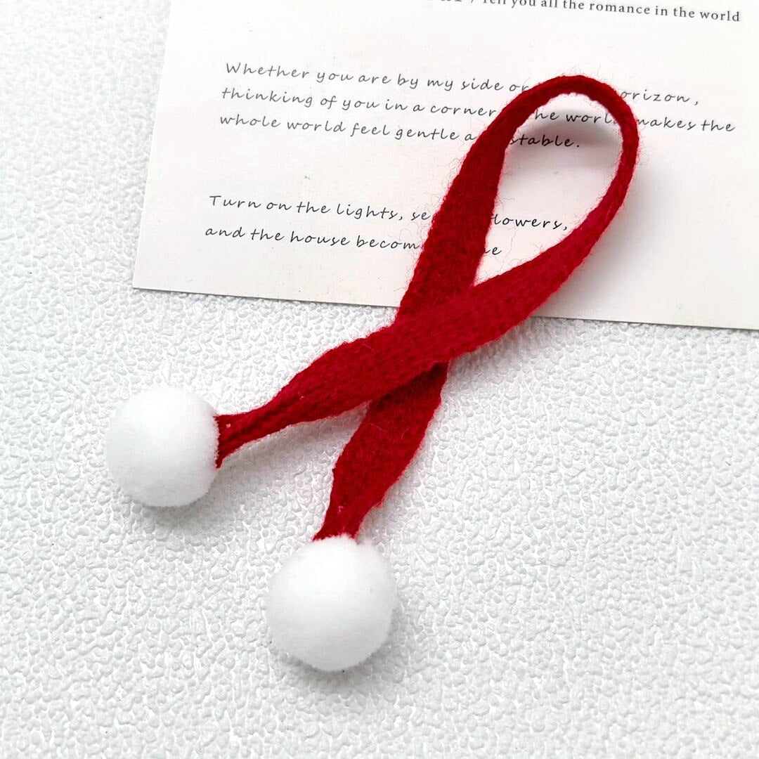 Wholesale 10pcs Christmas Mini Wool Knitted Small f Christmas Hat Doll Accessories